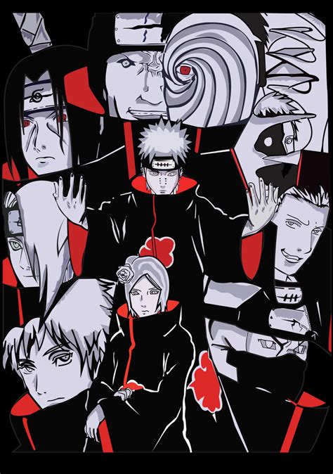 MY Akatsuki duo tier list [Fan art by Thilosha Nipunajith] : Naruto