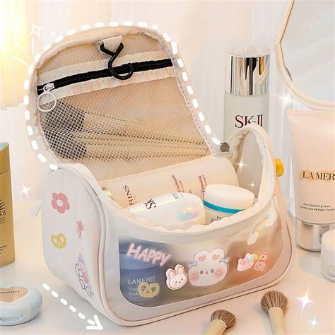 Label Me Cute Large Makeup Bag | Cute makeup bags, Large makeup bag ...