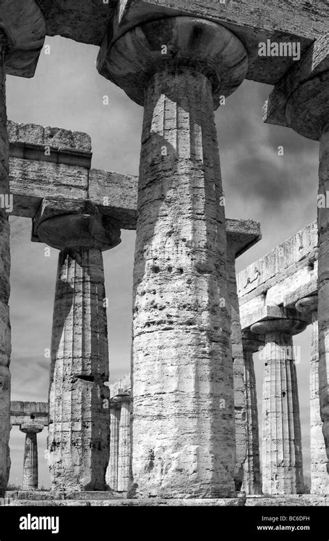 The Temple of Hera I (Basilica) Paestum, Italy Stock Photo - Alamy