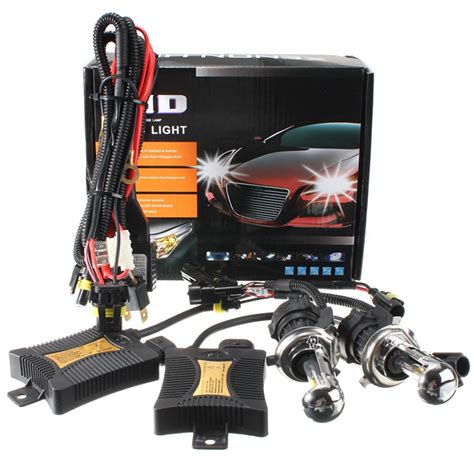 55W 5000K 6000K 12000K HID Bi Xenon High Low Conversion Kit Slim