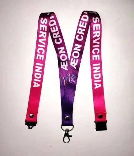 Multicolor Digital Printed Standard Satin Lanyards For Use To Tuck The