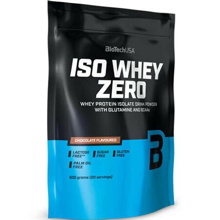 Biotech USA Iso Whey Zero With Glutamine BCAAs Πρωτεΐνη Ορού Γάλακτος