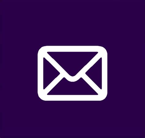 mail dark purple icon ios homescreen Ios App Iphone, Iphone App Design ...