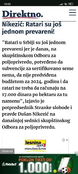 Subvencije U Poljoprivredi Za Godinu Strana Poljoinfo