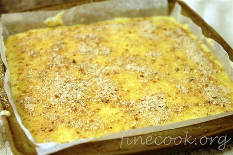 Dolce di ricotta - вкусный итальянский лимонный десерт с рикоттой