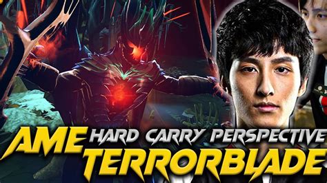 Ame Terrorblade The Hard Carry Dota Pro Gameplay New Patch B