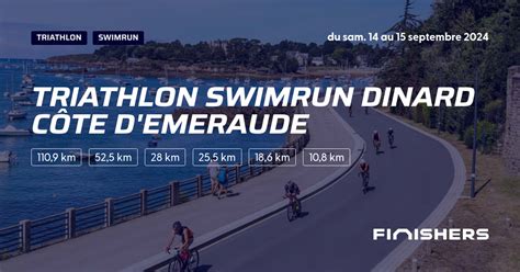 Triathlon SwimRun Dinard Côte d Emeraude 2024 Parcours