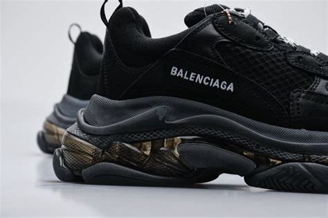 Balenciaga Triple S Clear Sole Black Rabbitkicks