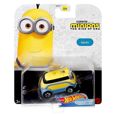 Hot Wheels Character Cars Kevin Minions The Rise Of Gru Baebe Shop Your Premier