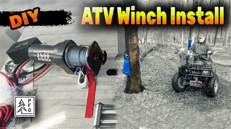 Installing A Harbor Freight Atv Winch On A Honda Foreman Trx450es Youtube