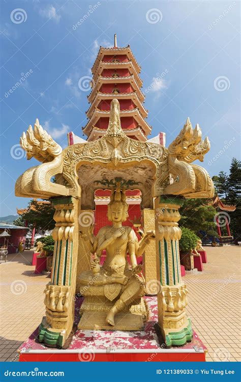 Chinese Tempel In Hong Kong China Stock Afbeelding Image Of