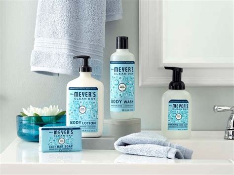 Household cleaning brand Mrs. Meyer's has introduced new body-care products into its lineup ...