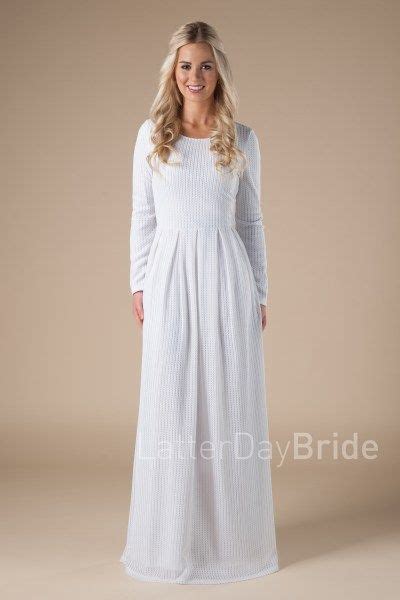 Modest Lds Temple Dresses At Latter Day Bride The Saratoga Temple