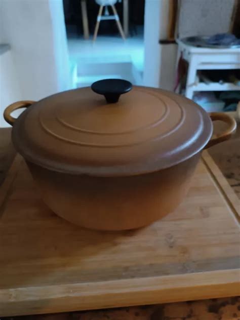 Le Creuset Grande Cocotte En Fonte Ronde Vintage Modele Cm Eur