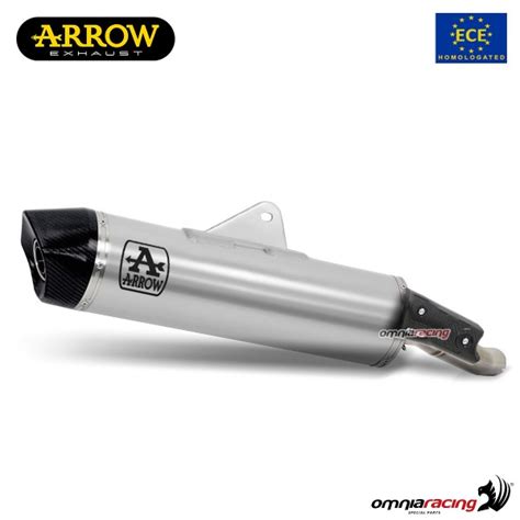 Arrow Exhaust Indy Race Slip On Titanium Approved For Moto Guzzi V Tt