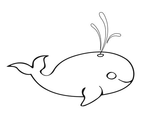 Blue whale outline rooweb clipart png - Clipartix