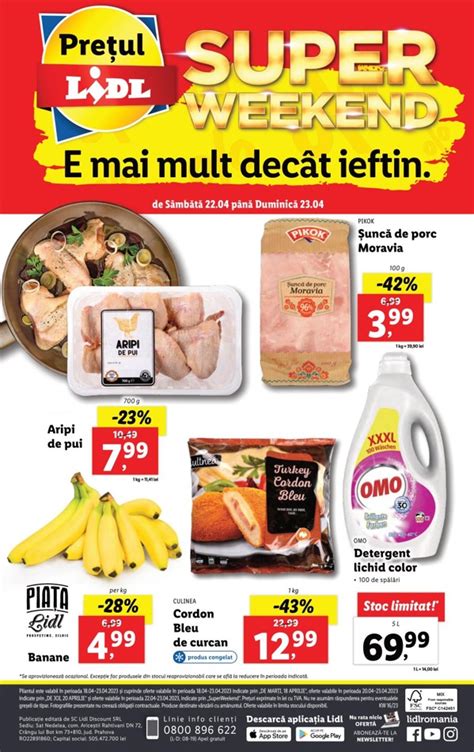 Super Weekend Lidl Promotii 22 23 Aprilie 2023 Catalog AZ