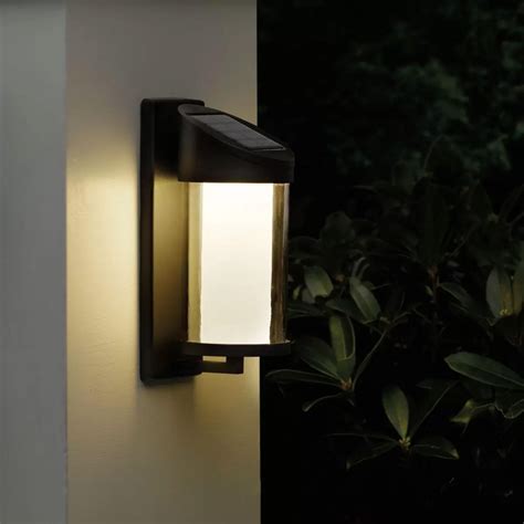 Naturally Solar LED Solar Wall Lights 4 Pack Solar Garden Lights