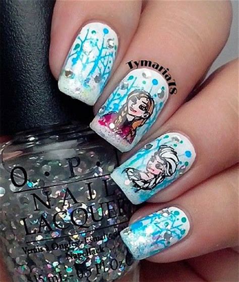 15 Disney Frozen Elsa Nail Art Designs Ideas Stickers 2014 Elsa