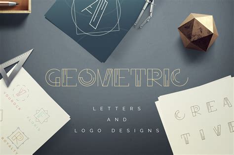 Geometric Letters And Logo Designs