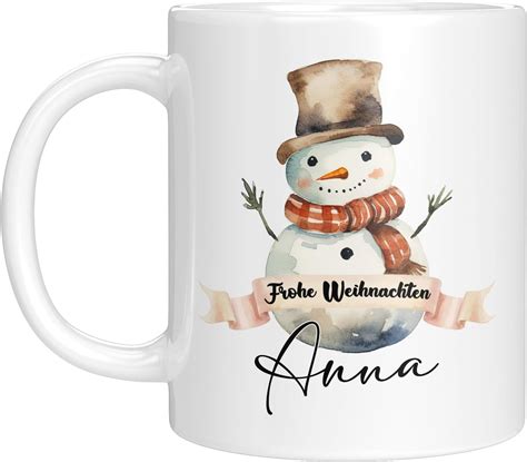 Tassenticker Tasse Zu Weihnachten Weihnachtstasse Personalisiert