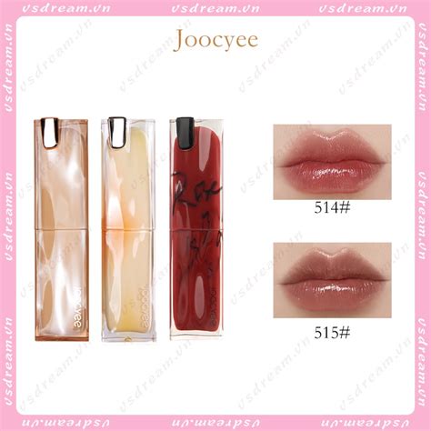 Joocyee 513 Toffee Lip Glaze Matte Water Wave Lipstick Xia Chan Water