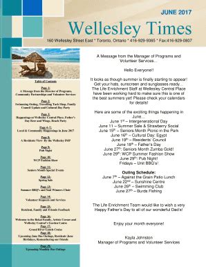 Fillable Online Wellesley Times Fax Email Print PdfFiller