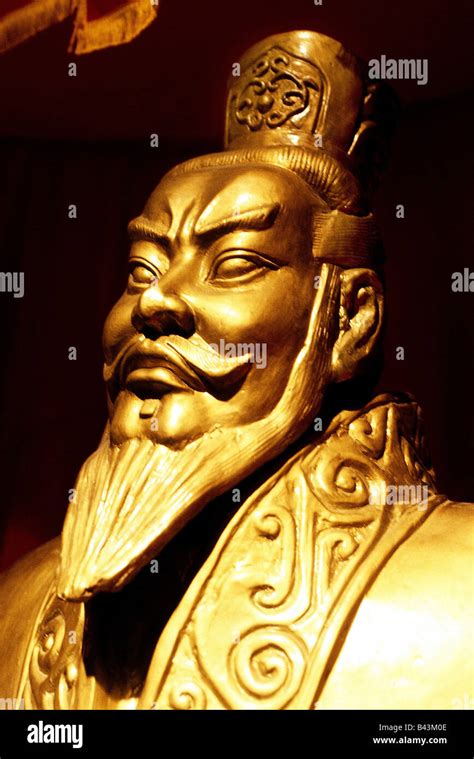 Shin Huang Ti, 259 - 210 v.Chr., First Emperor of China, portrait Stock ...