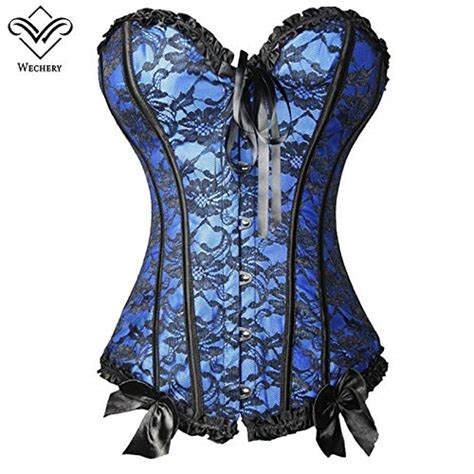 Buy Zzebra Blue Wechery Women Bustierandcorset Sexy Gothic Clothing