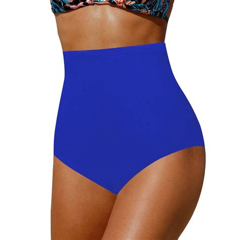 Swim Suits For Women Women S High Waisted Swimsuit Bikini Bottoms