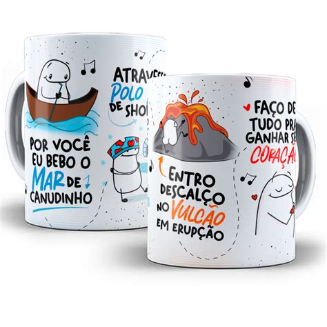 Caneca Personalizada Namorado Flork Meme Por Voc Eu Bebo O Mar De