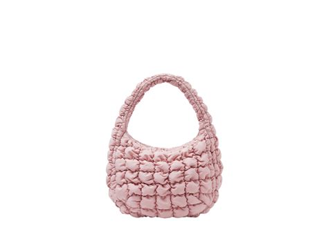 SASOM Bags COS Quilted Mini Bag Light Pink Check The Latest Price Now