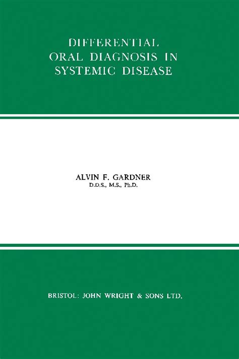 Differential Oral Diagnosis In Systemic Disease Kindle Edition By