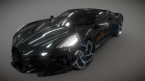 Bugatti La Voiture Noire Buy Royalty Free 3D Model By OGL GaryLim