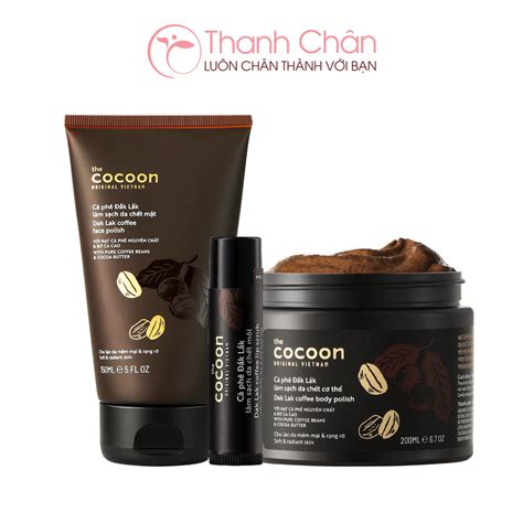 Tẩy Da Chết Cocoon Cà Phê Đắk Lắk Làm Sạch Da Chết Body 200ml Thanh