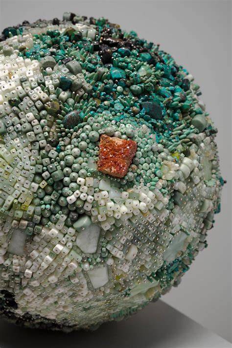 Art Exhibit Shows Rotten Fruit Made Out Of Gem Stones