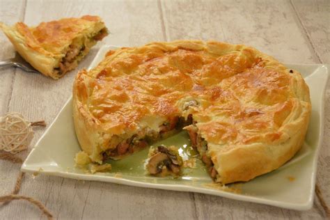 Tourte Au Poulet Champignons Et Poireaux Artofit