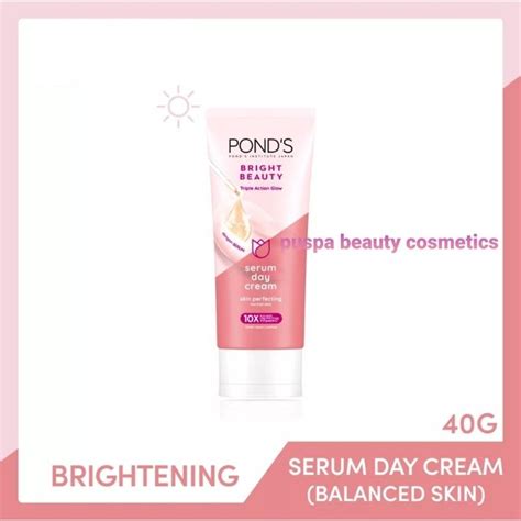 Jual POND S Bright Beauty Serum Day Cream Skin Perfecting 40g Shopee