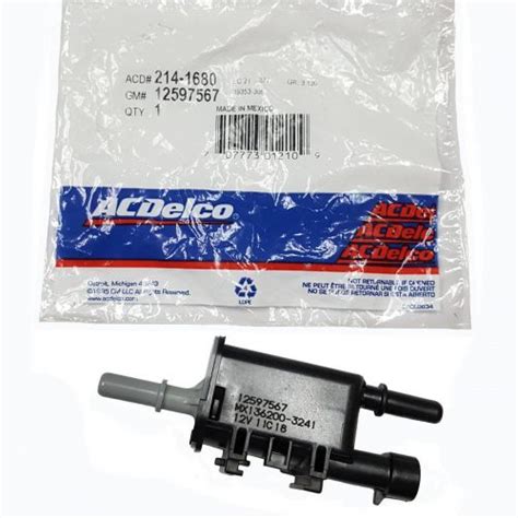 Solenoide De Purga Del Canister Buick Cadillac Chevrolet