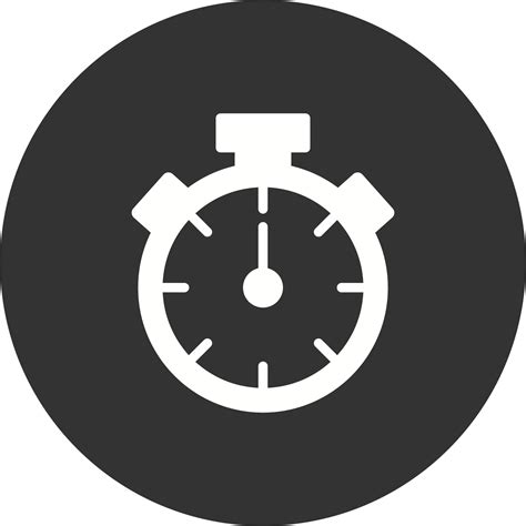 Stopwatch Vector Icon 19781153 Vector Art at Vecteezy