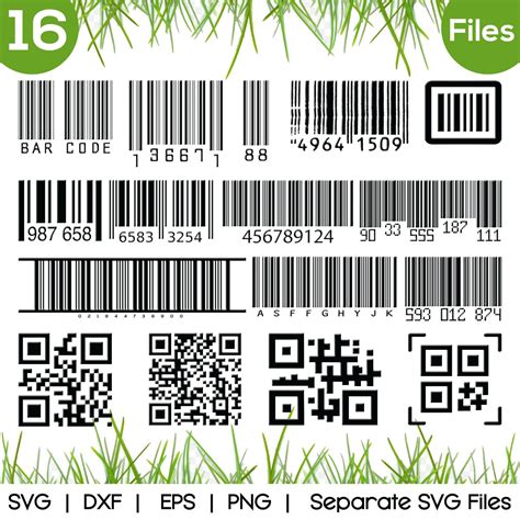 Barcode SVG Cut Files Vector Svg Format