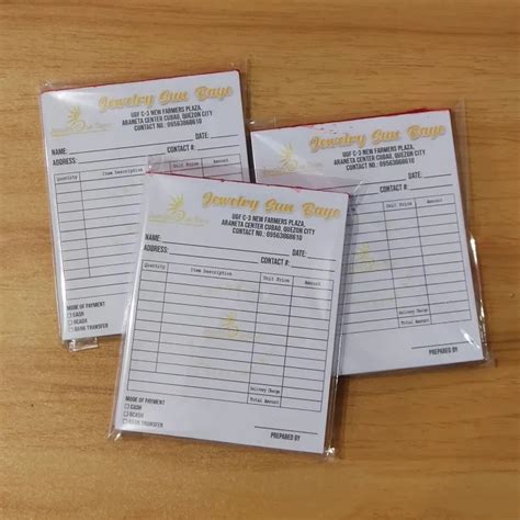 Customized Sales Invoice Delivery Receipt 100 Sheets Per Pad