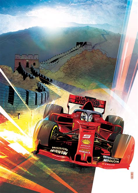 Leo Colapietro - FERRARI Artwork #F1 - CHINA GP