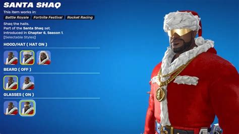 Unlocking The Santa Shaq Skin In Fortnite A Complete Guide