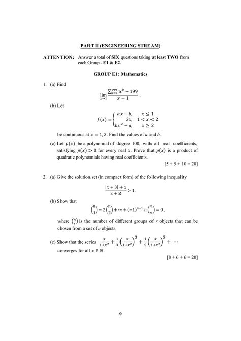 ISI Admission Test M Tech QROR PQB 2021 Sample Paper IndCareer Docs