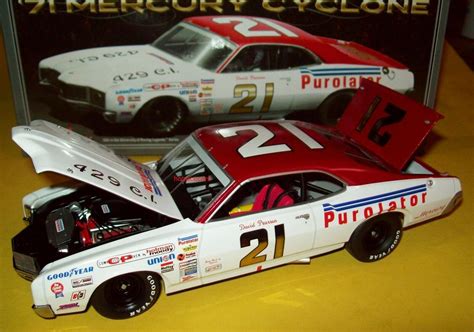 David Pearson 1971 Mercury Cyclone 21 Wood Brothers Purolator 1 24 Legends New 2108311520