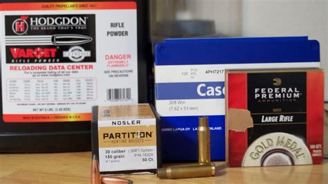 308 Win Load Development 150 Gr Nosler Partition With Hodgdon Varget Youtube