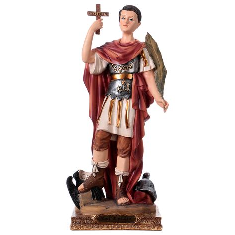 St Expedite Statue In Resin 30 Cm Online Sales On Uk