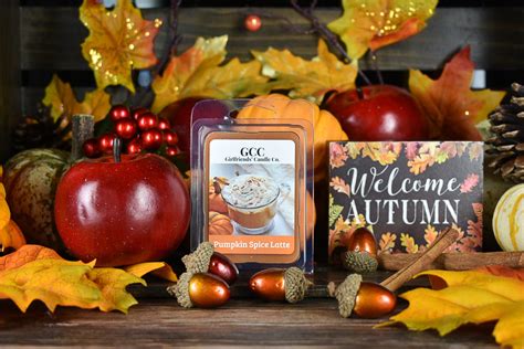 Pumpkin Spice Latte Scented Wax Melt Girlfriends Candle Co