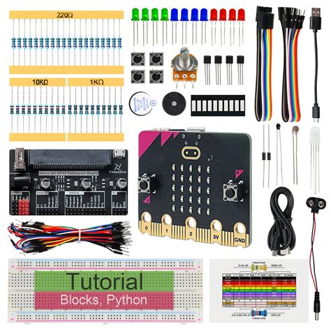 Freenove Basic Starter Kit For BBC Micro Bit V2 179 Page Detailed